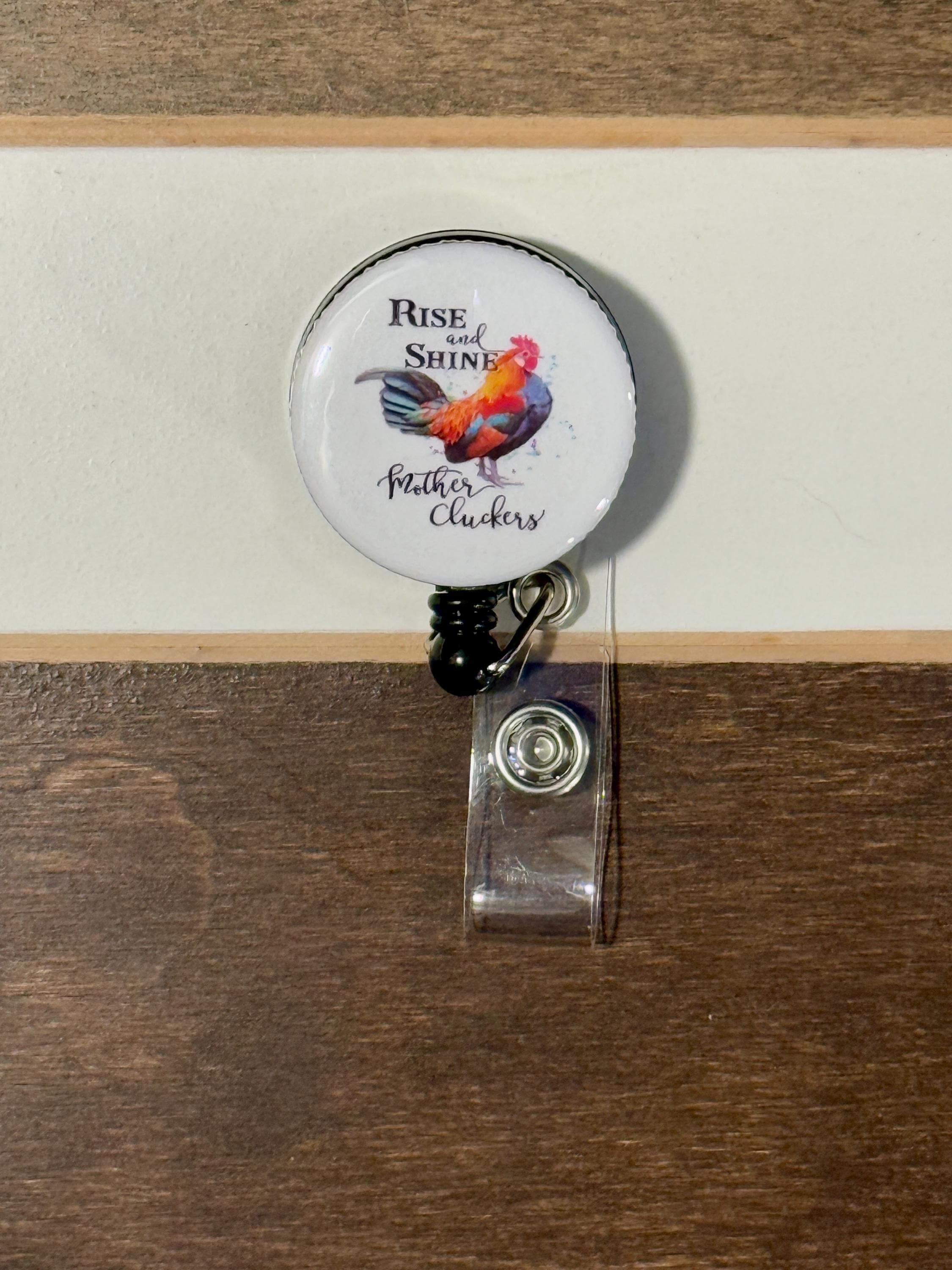 Funny Chicken Badge Reel: Rise and Shine - Thumbnail 2