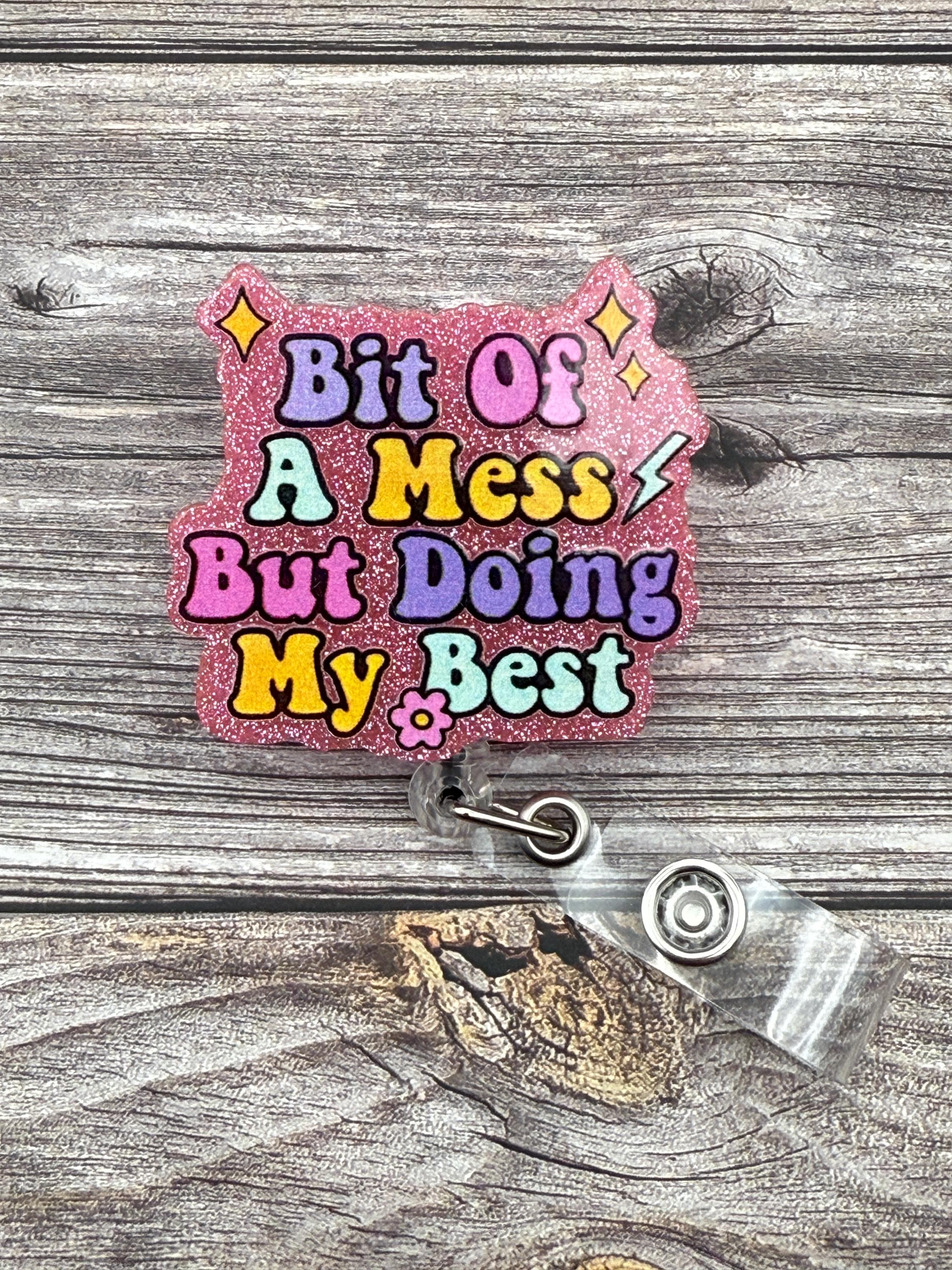 Funny badge reel, nurse badge reel