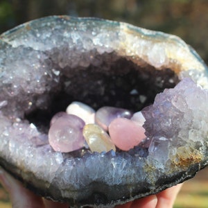 Amethyst Geode Crystal Cave, Ex Large Hollow Geode Specimen, Deep Cave ...