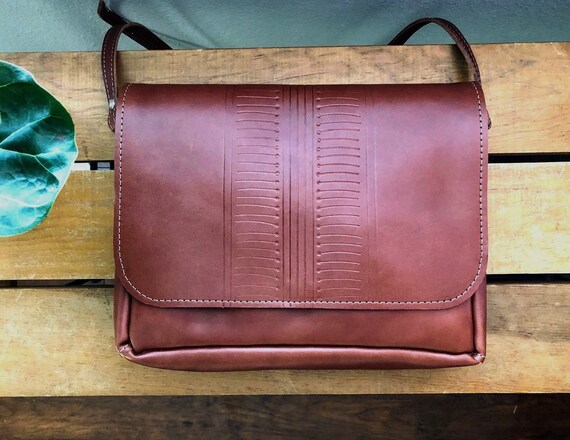 Tooled Leather Crossbody Bag Buttery Leather Bag Boho Leather Purse Etsy Canada