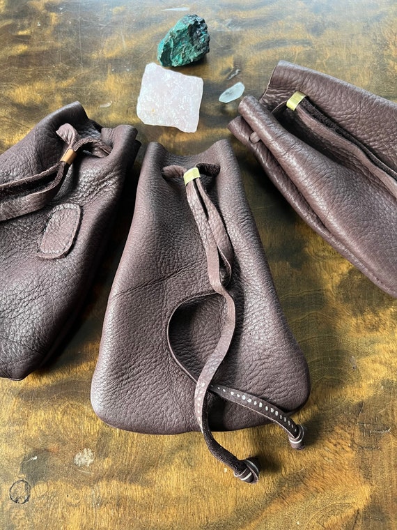 Leather pouches - Jewelry pouches