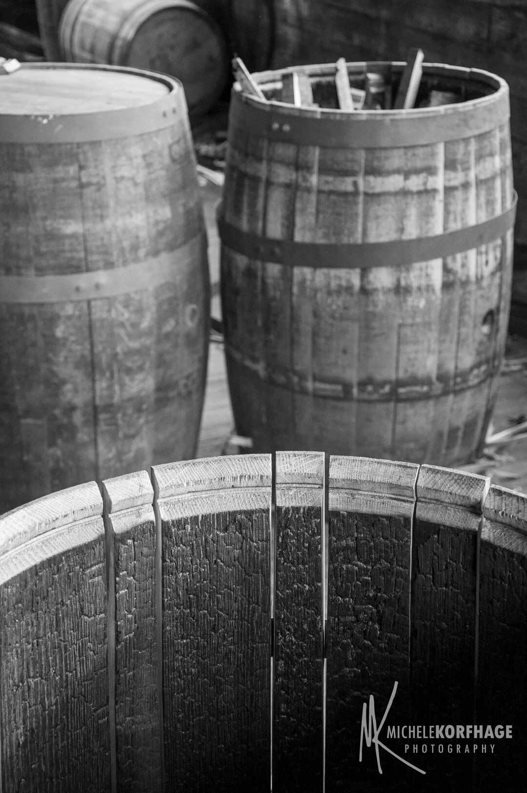 Bourbon Barrels Photo / Distillery / Barrels / Bourbon Barrels
