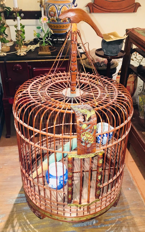 bamboo bird cage