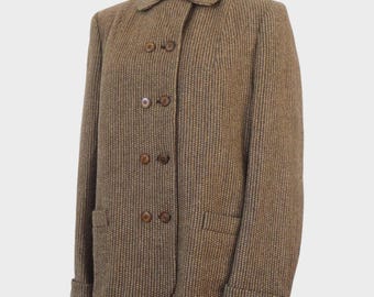 Manteau De Compétition équestre Anglais En Tweed - Taille 40, Occasion En Excellent état