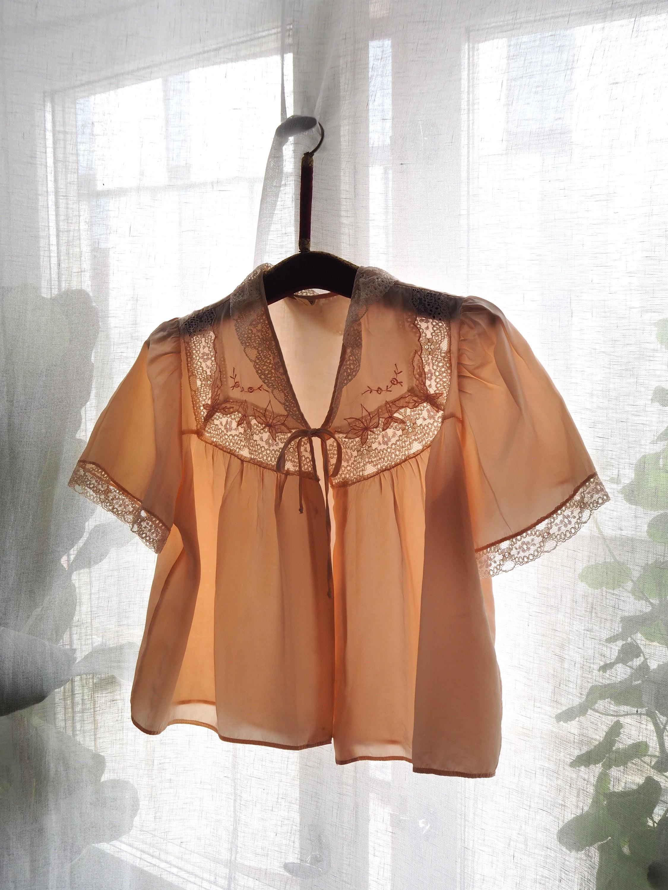 Satin Silk Antique Bed Jacket - Etsy