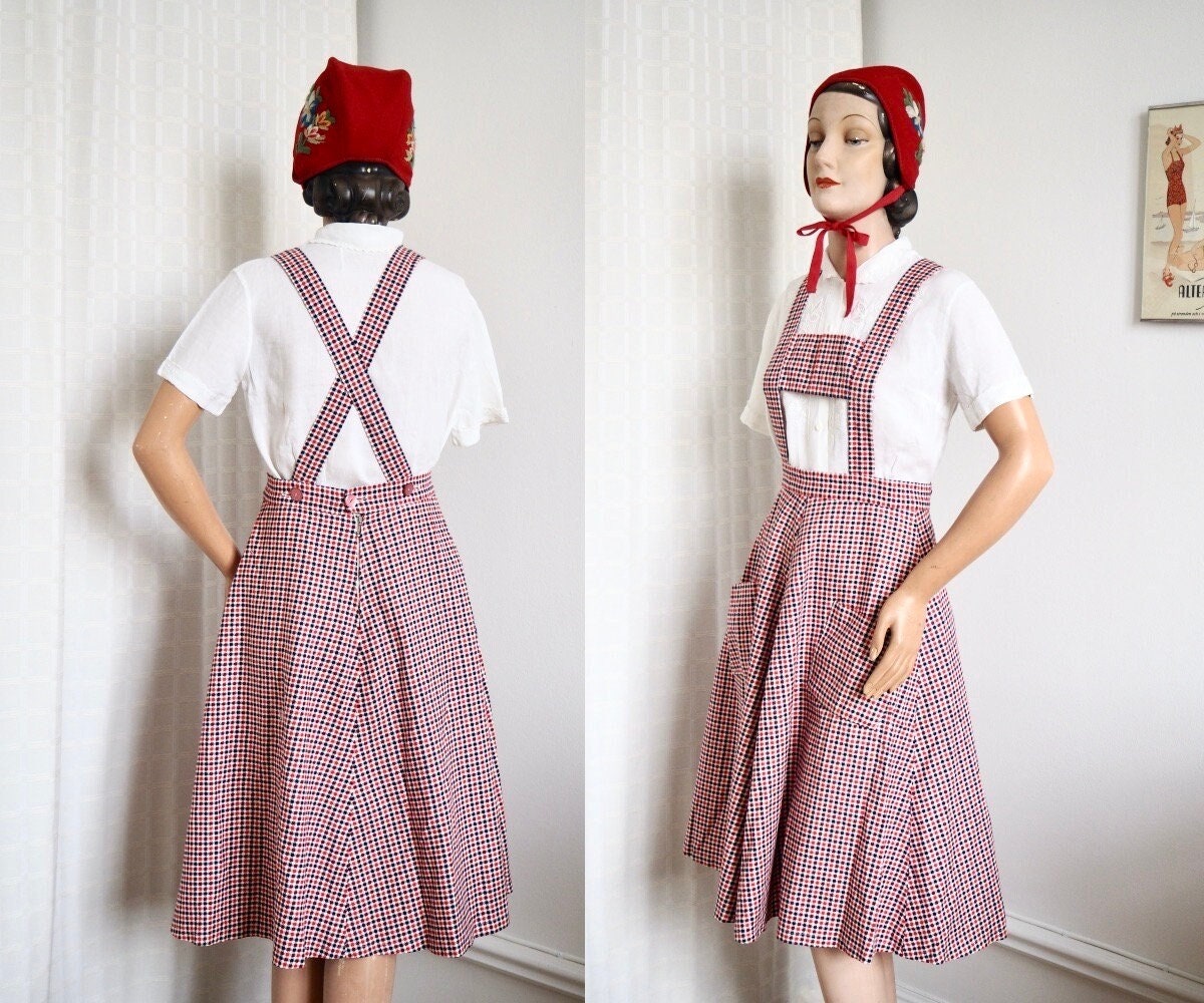 Vintage Pinafore Dress Sewing Pattern - Whimsy Couture Sewing Patterns  Products