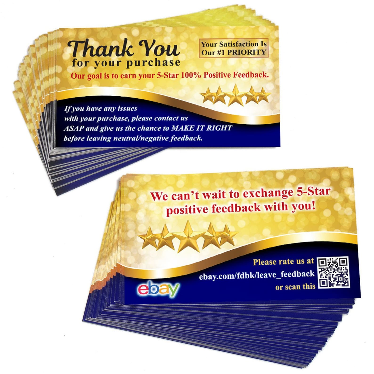 200 ebay Thank You for Your Purchase Cards Stickers Etsy