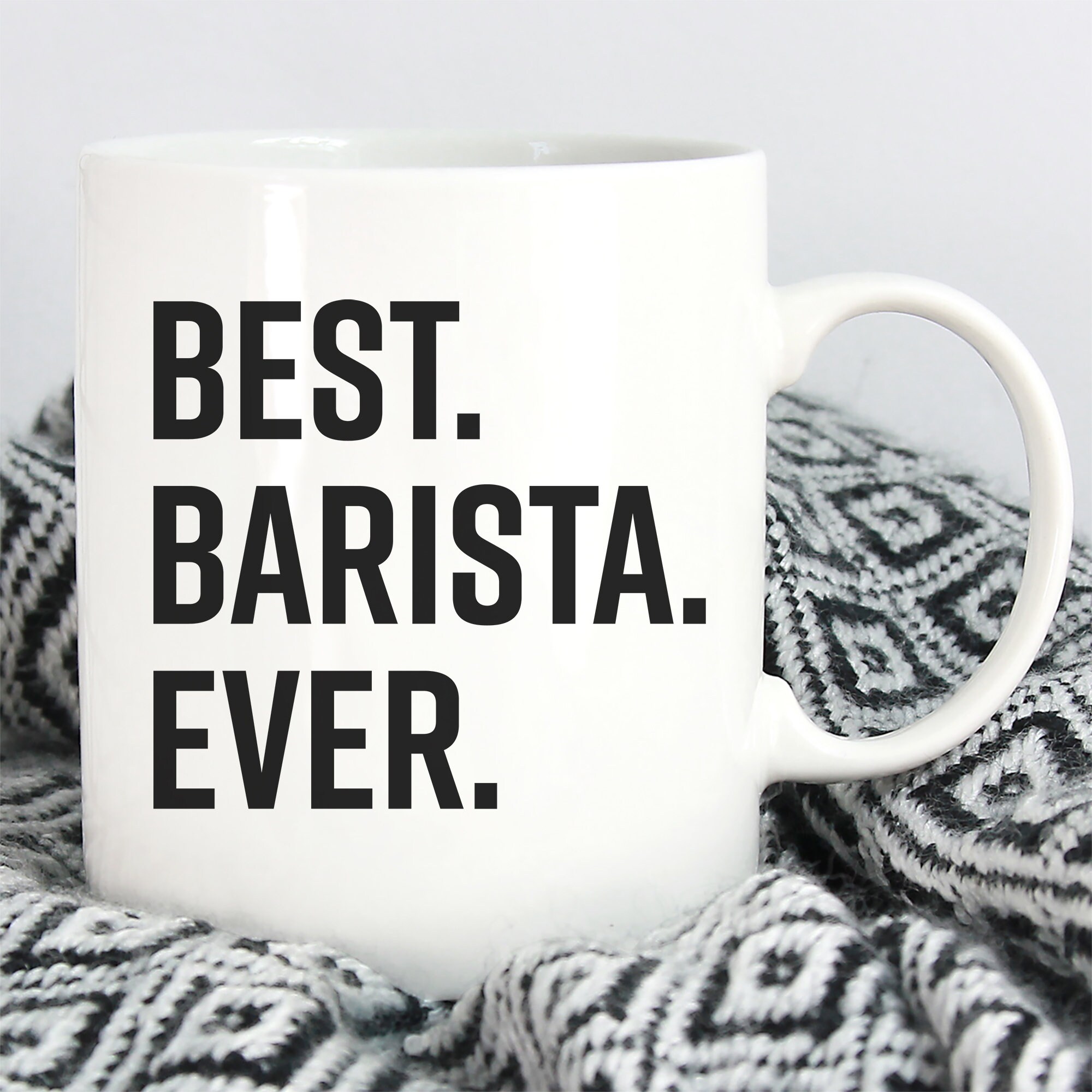 Best Barista Ever Coffee Mug Gift for Barista Personalized Etsy