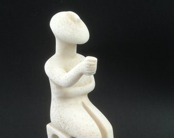 Cycladic Art Figurine Drinker Greek Art