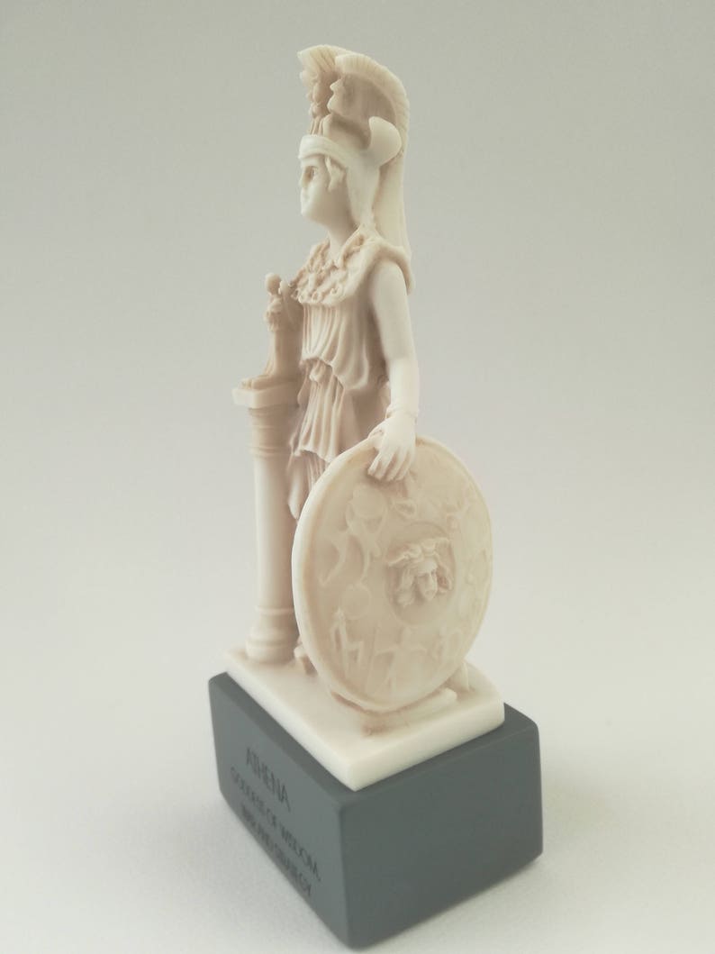 Athena Pallada Greek Art Statue Goddess Of Wisdom Patroness The City Of Athens