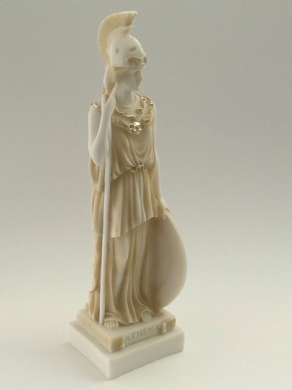Athena Pallada Greek Art Statue Goddess Of Wisdom Patroness The City Of Athens
