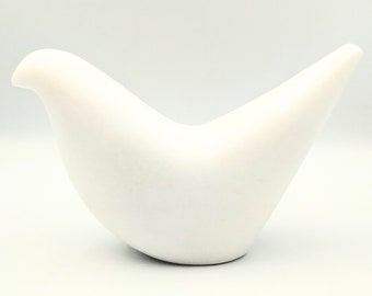Cycladic Art Real White Greek Marble Dove Figurine 6in