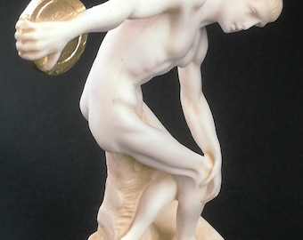 Discobolus Οf Myron Discus Thrower Greek Art Statue