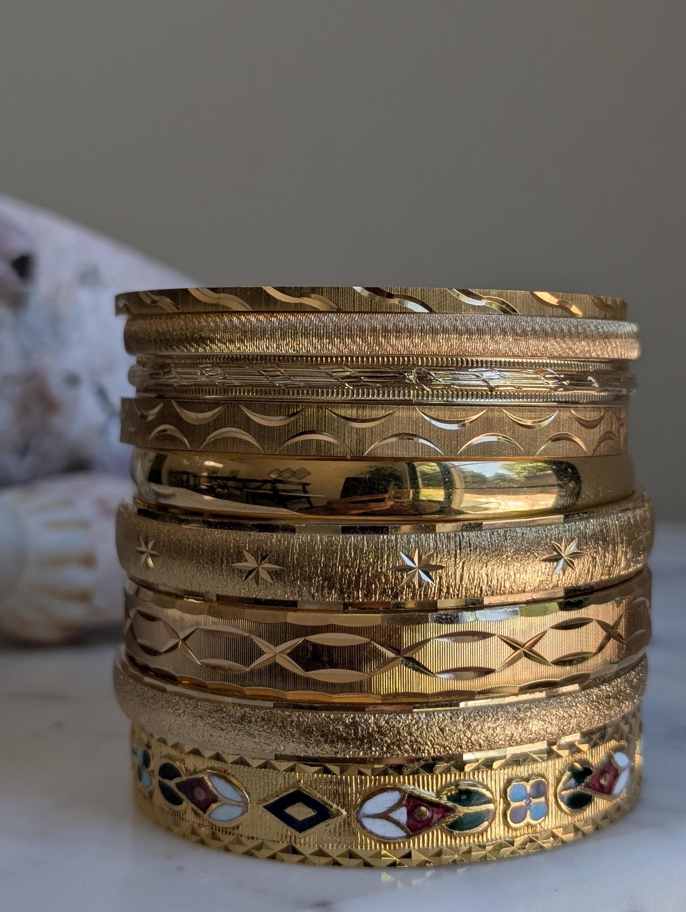 Vintage Monet Bangle - Etsy