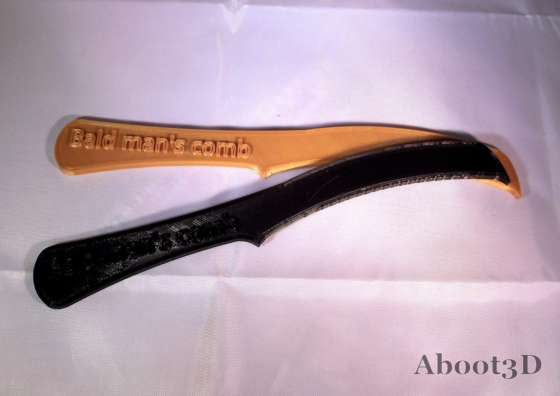 Bald Man's Comb is a great Gag Gift Fun Gift White Etsy