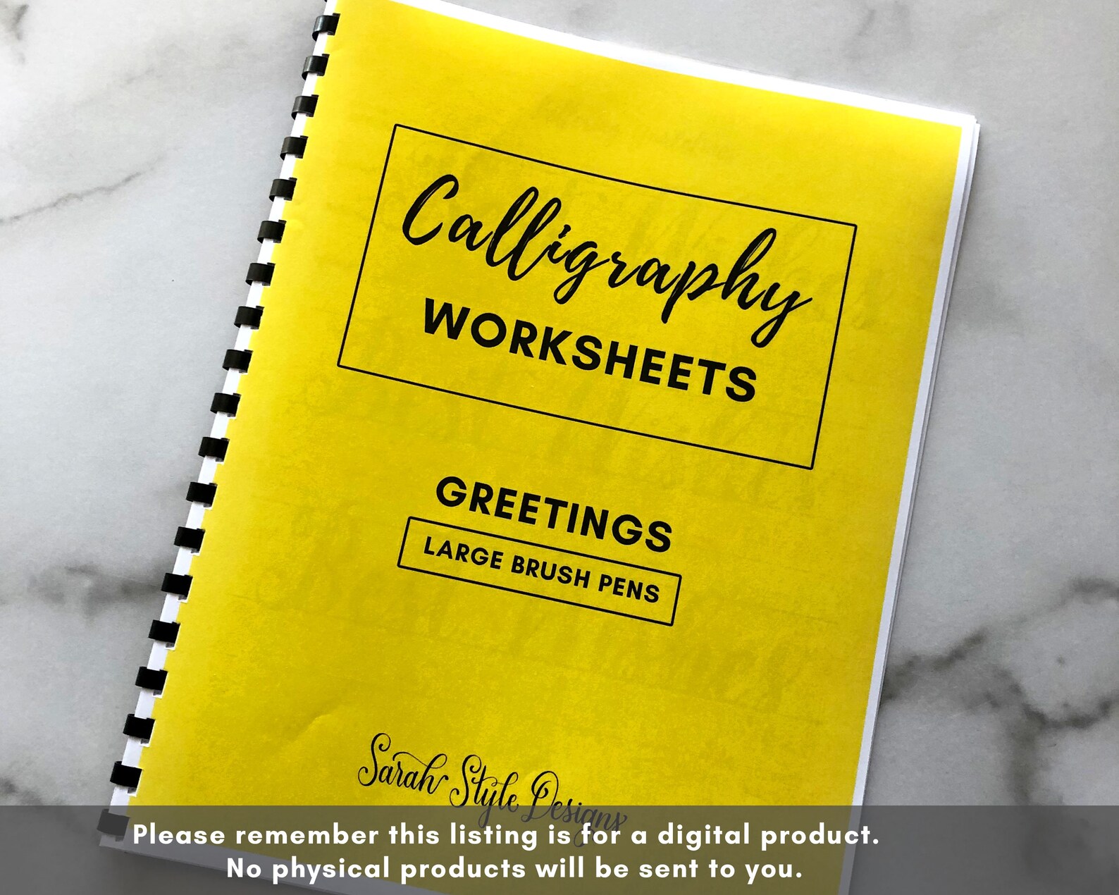 Calligraphy Worksheets Greetings Calligraphy Practice Sheets Etsy