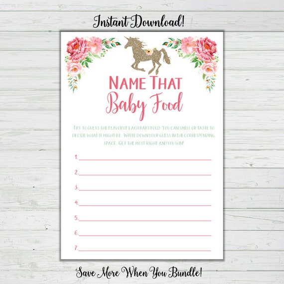 guess the baby food game rules