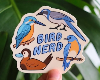 Pegatina de Bird Nerd