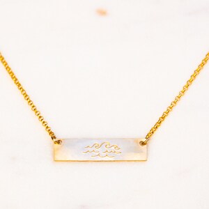 Omkeerbare Wave Bar ketting