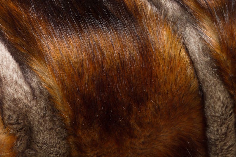 Red Fox Faux Fur Weight Blanket Red Fox, Weight Blanket, Throw Blanket