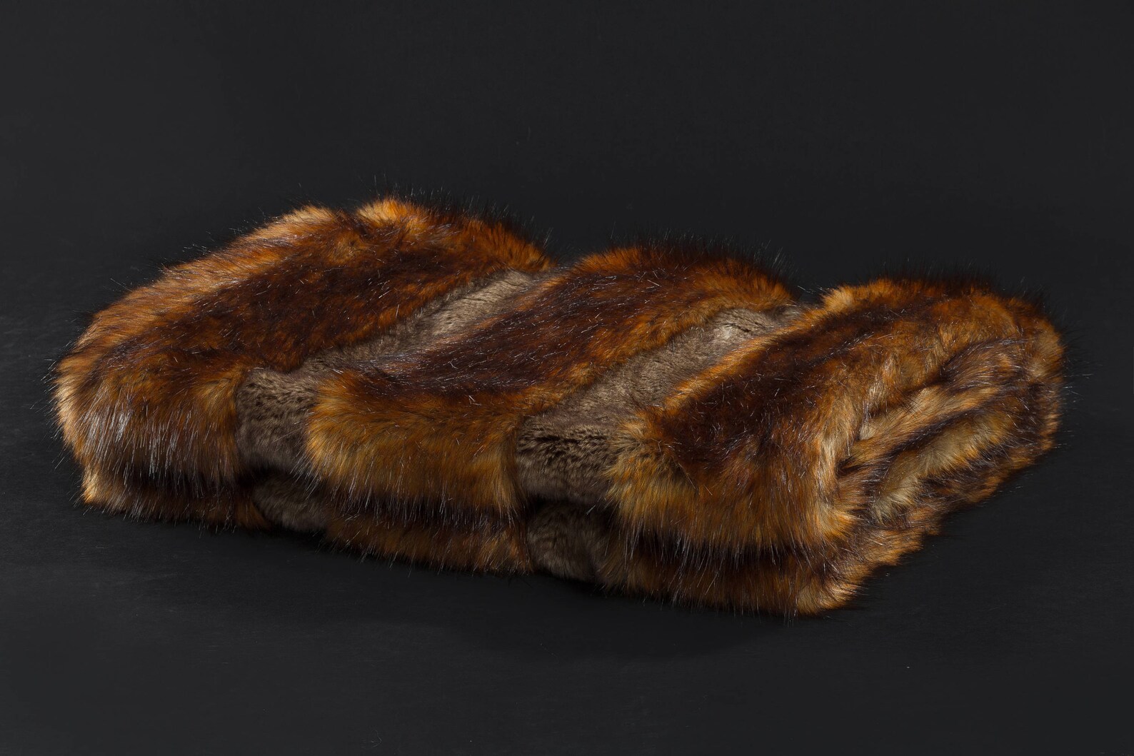 Red Fox Faux Fur Weight Blanket Red Fox, Weight Blanket, Throw Blanket