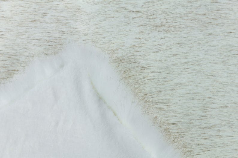 White Faux Fur Weight Blanket Arctic Walf Weight Blanket Etsy