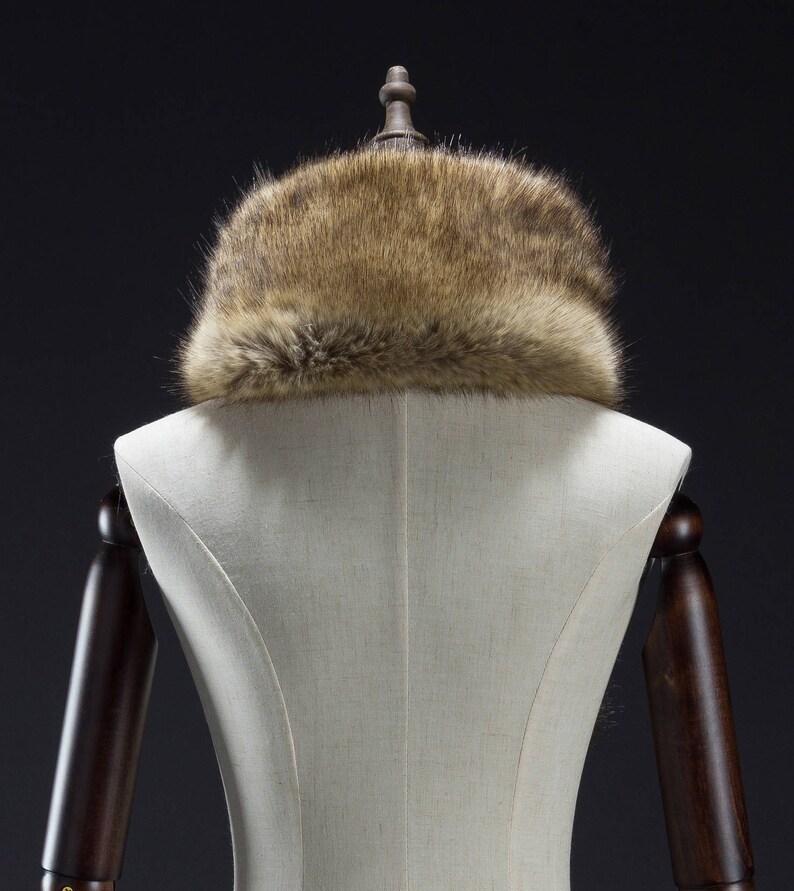 Faux Fur Scarf Brown Faux Fur Scarf Faux Fur Scarves Fox Etsy Australia