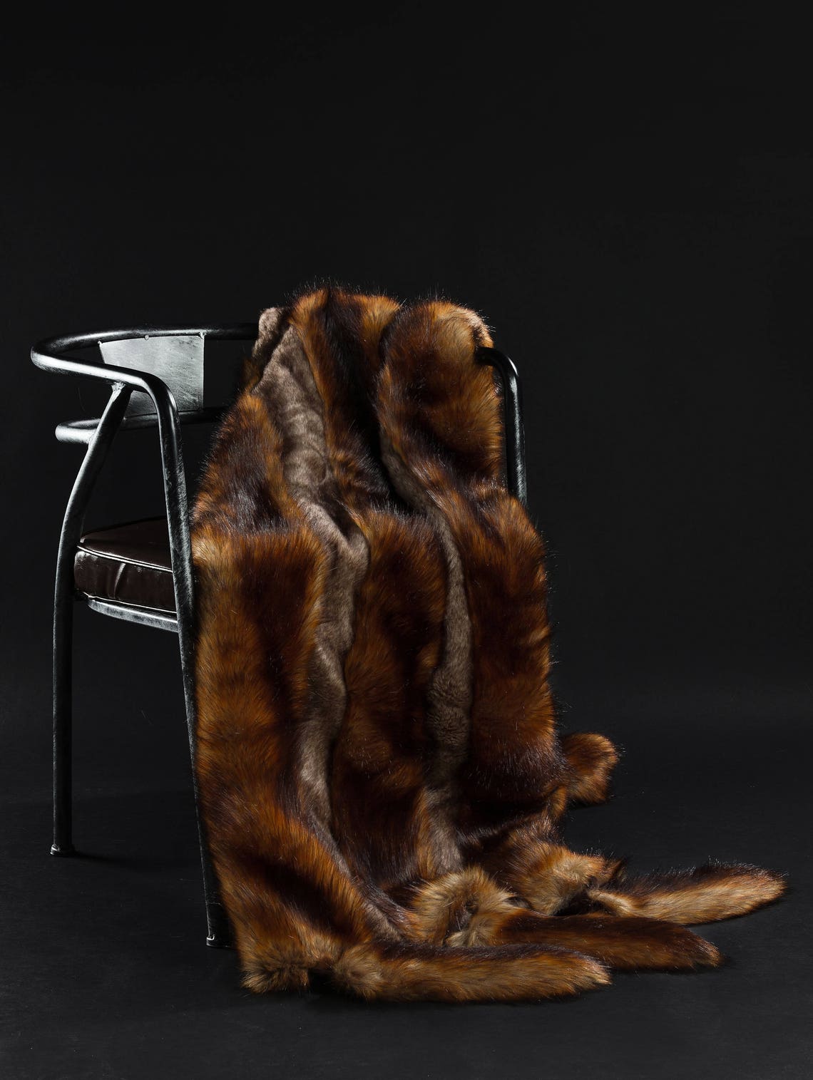 Red Fox Faux Fur Weight Blanket Red Fox, Weight Blanket, Throw Blanket