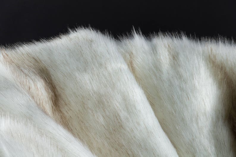 White Faux Fur Weight Blanket Arctic Walf Weight Blanket Etsy