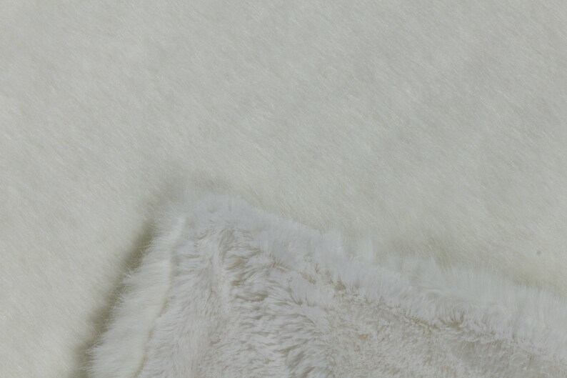 White Faux Fur Weight Blanket Arctic Fox Weight Blanket Etsy