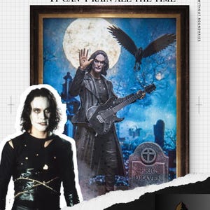 El Cuervo / Brandon Lee / Impresión artística / Fotografía / Juguetes / SidiousArt
