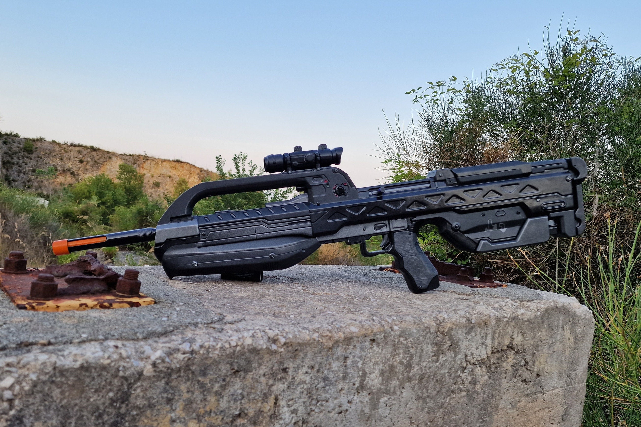 Halo 2A Props : Battle Rifle BR55 fan-art - Etsy Canada