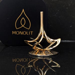 Gold Davidstern Dreidel | Chanukka Dreidel |  Kreisel |  Handgemachte Jejuda Kunst | Designer dreidel | hergestellt in Israel | Chanukka Geschenk