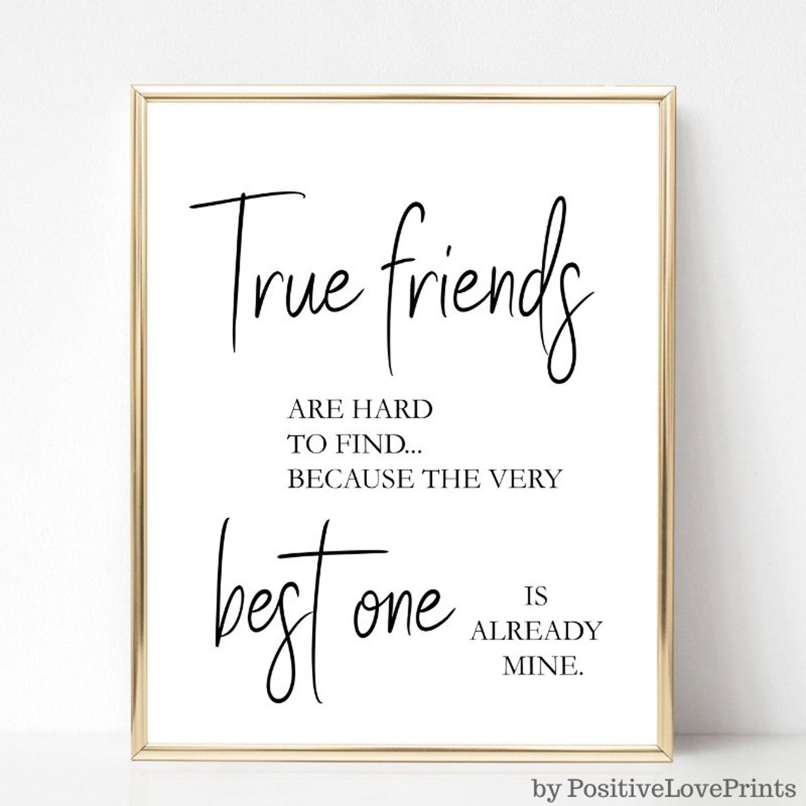 Best friend quotes Printable friendship quotes Friend wall | Etsy