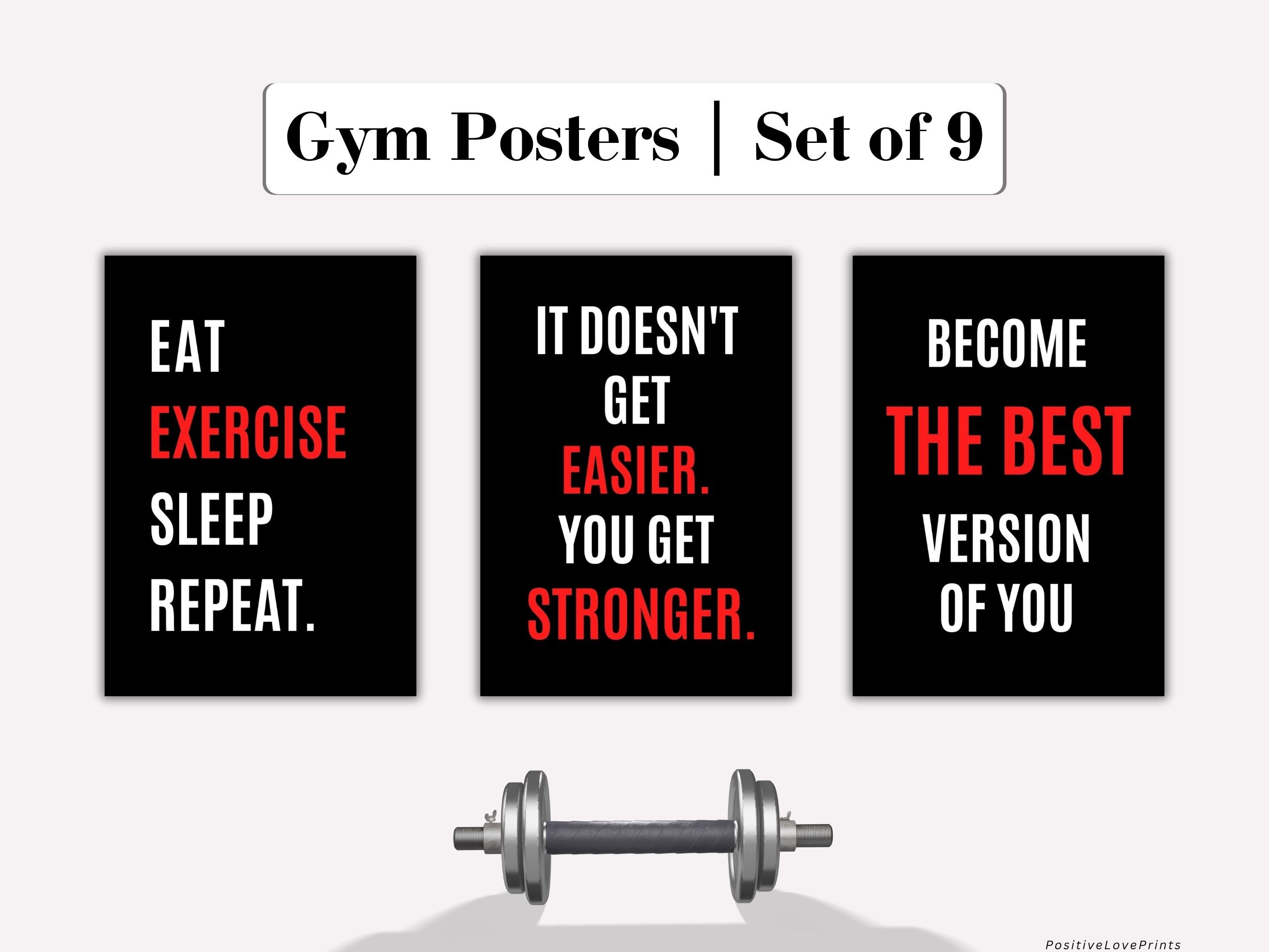 Workout Motivation Wall Art - e5z9nz3