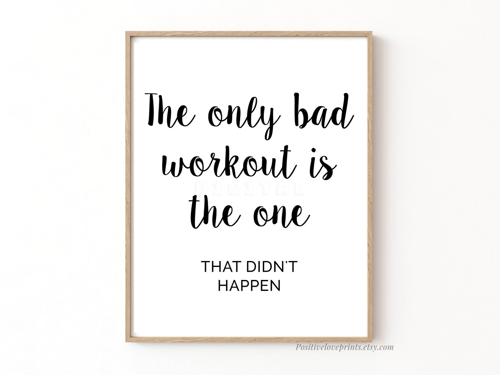 Printable Gym Decor Workout Wall Art Fitness Motivational | Etsy