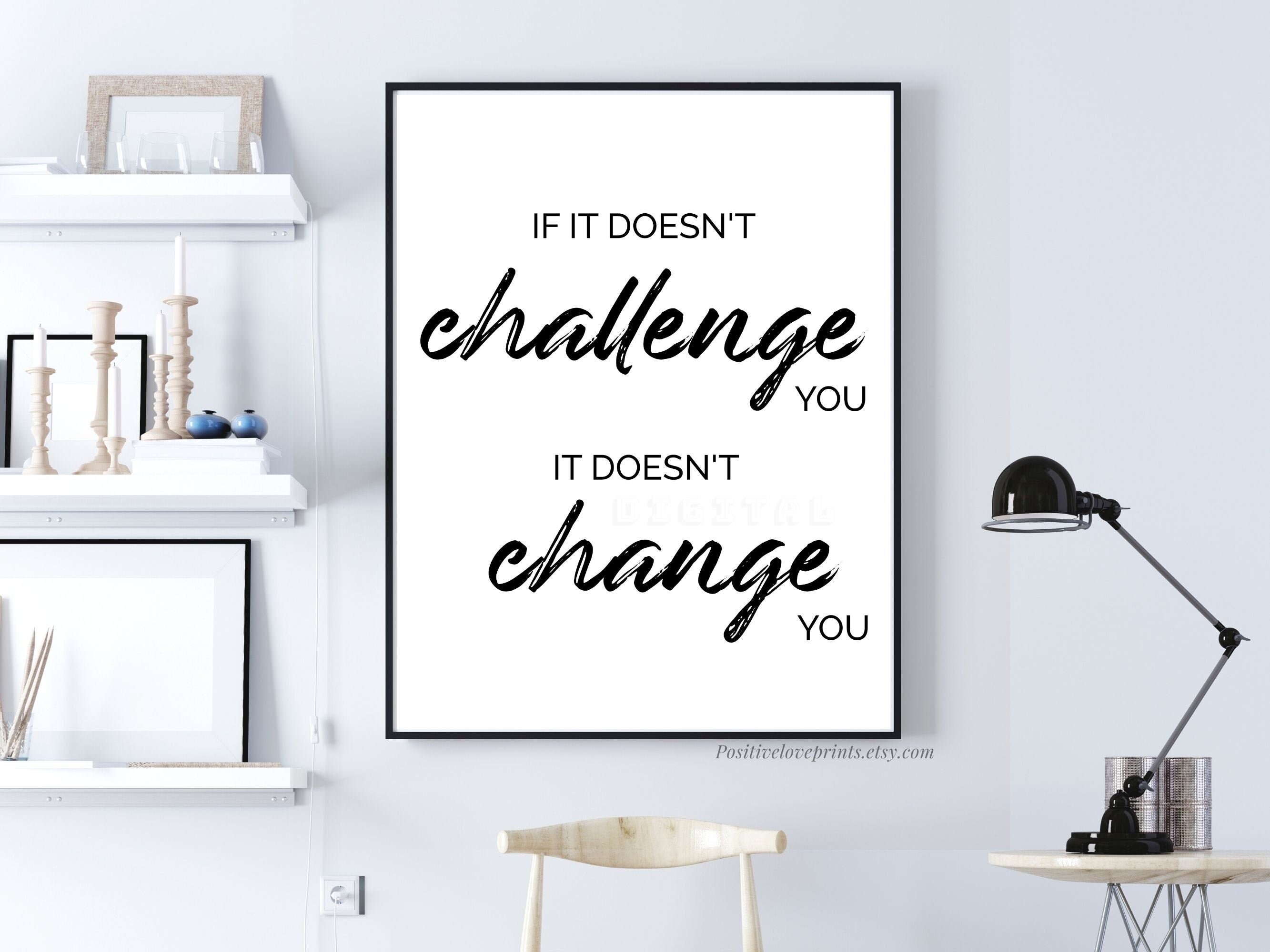 Workout Wall Art Printable Gym Quotes Workout Poster If it Etsy