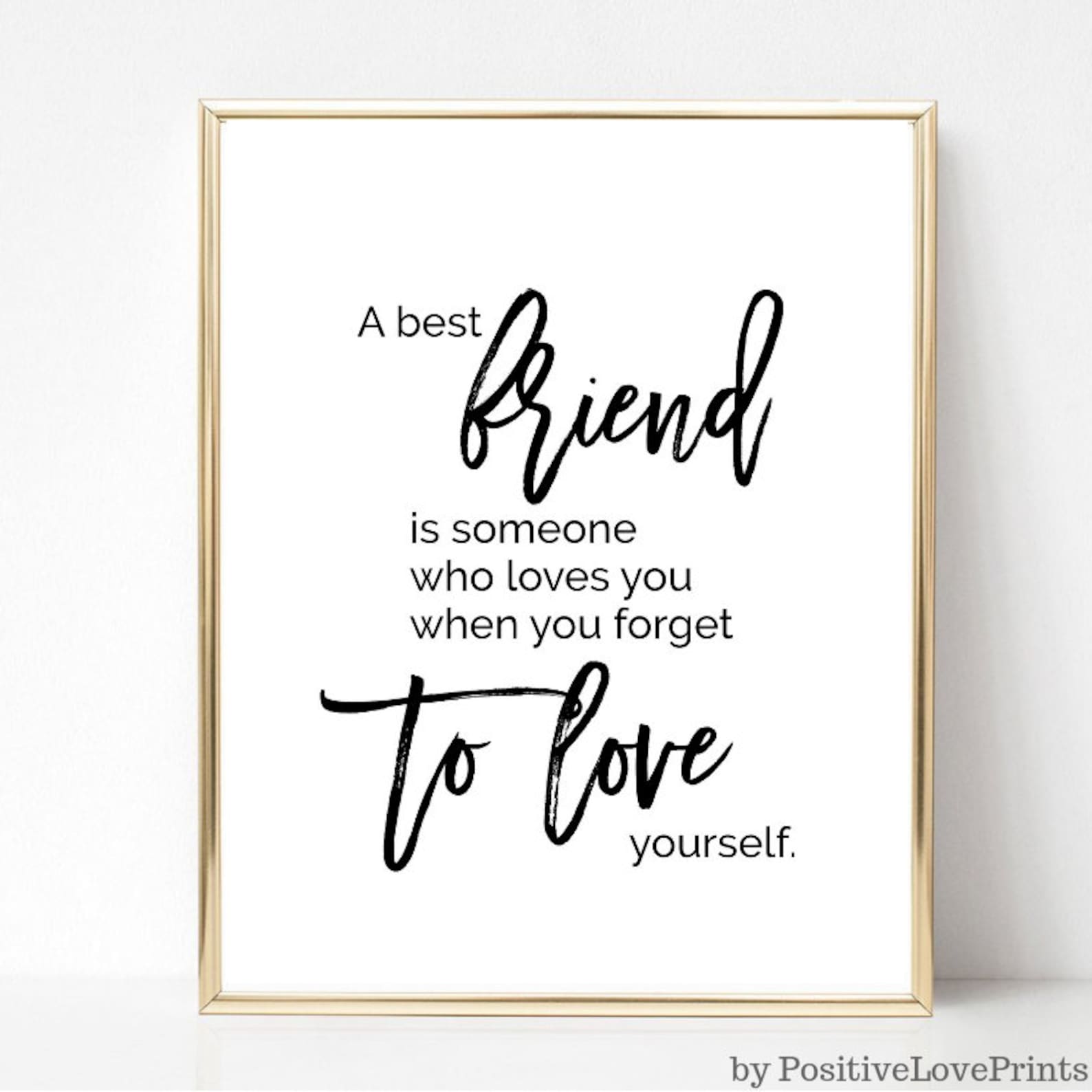 Best friend Quotes Friendship quotes Printable wall art Etsy