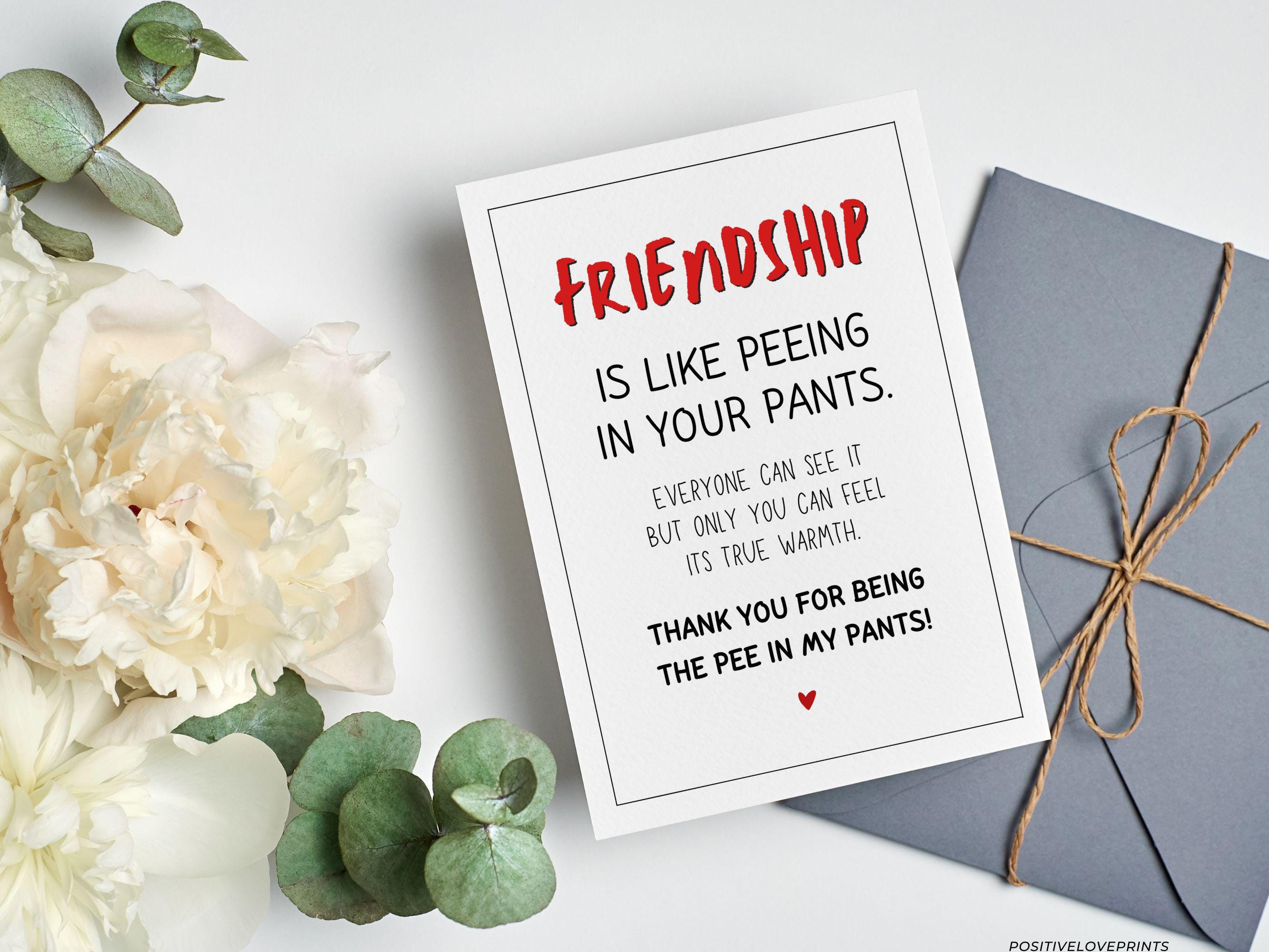 Our Friendship Is Like Peeing In Your Pants..... Plaque - Off The Wagon - View #11