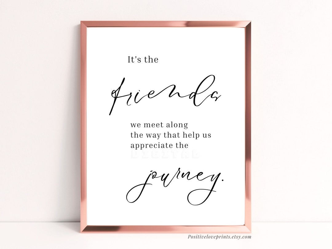 Friendship Quote Printable, It