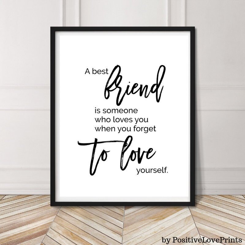 Best friend Quotes Friendship quotes Printable wall art | Etsy