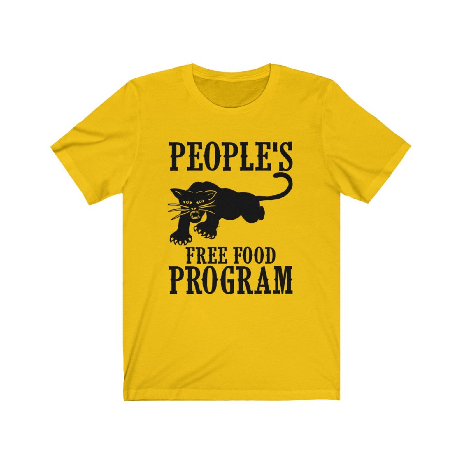 Black Panthers People's Free Food Program Short Sleeve Etsy