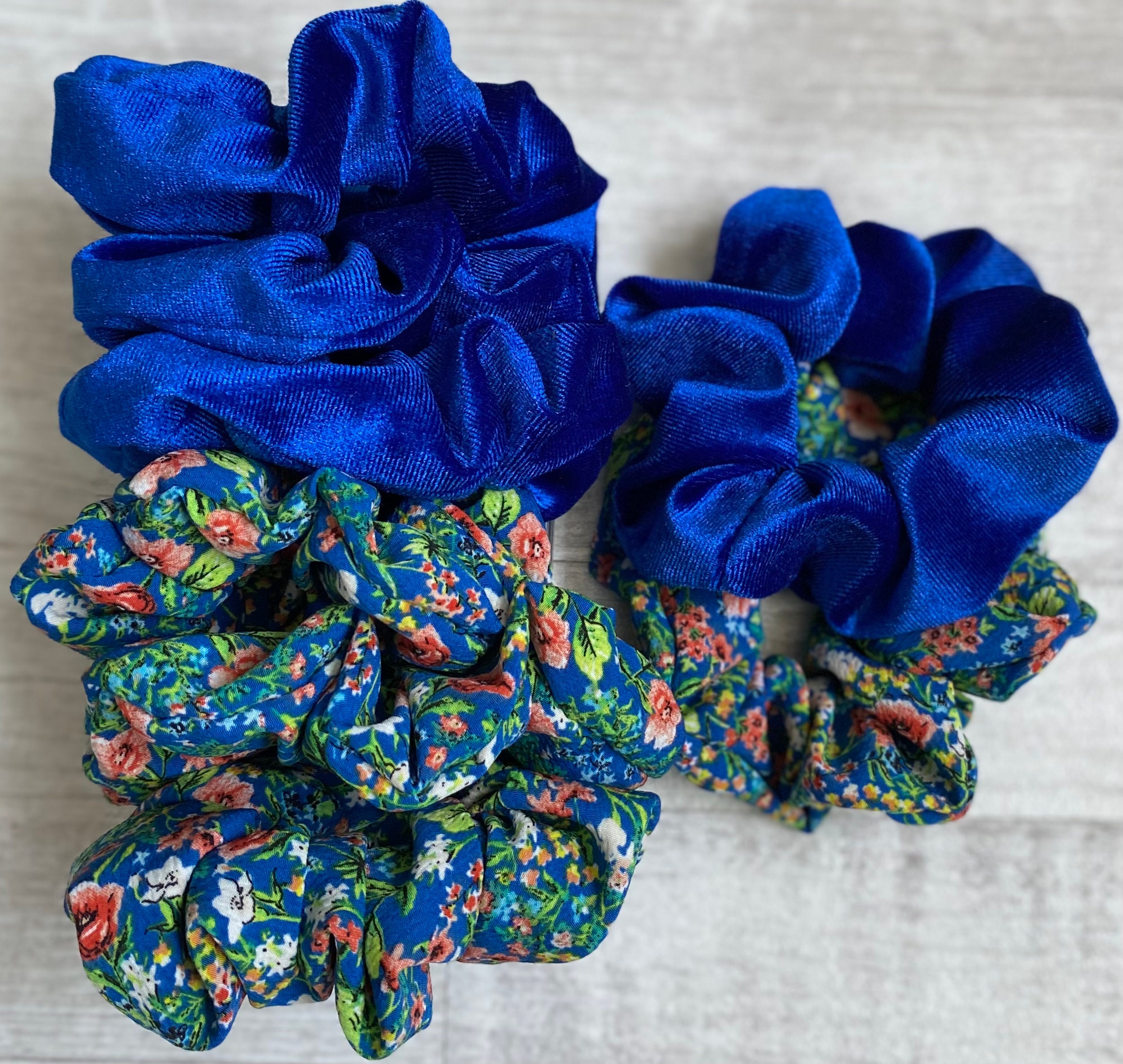 Soft Electric Blue Royal Velvet Flower Scrunchie FREE - Etsy Denmark Soft Electric Blue Royal Velvet Flower Scrunchie FREE - Etsy Denmark