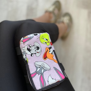 Cartoon Characters Leg Bag Garter Bag, Bridesmaid Gift, Bike ride Bag, IPhone X, 11, 12, 13 Carnival and Festival Bag, Passport  Thigh bag