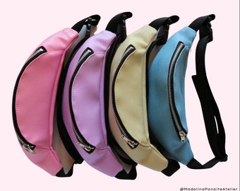 Pastels Fanny Pack, Sac étanche, Sac à bandoulière, Cadeau pour femme, Sac à fesses, Sac à bandoulière, Sac poitrine, Porte-passeport, Support iPhone