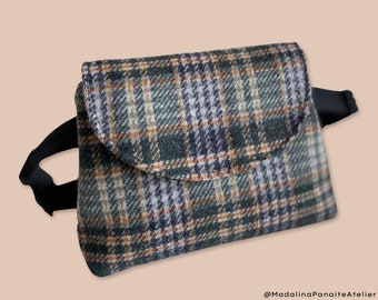 Elegante Bauchtasche, Hüfttasche, Gürteltasche, Festival, Reisetasche, Wolltasche, Geschenk für Frauen, Frühling, April Geburtstag, Passhalter