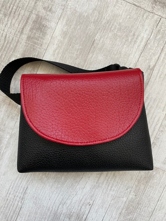 Red and black fanny pack sale