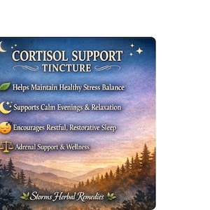 Cortisol Support | Natural Stress Balance | Herbal Adaptogen Blend
