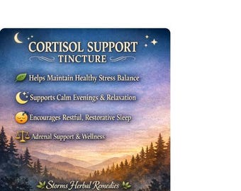 Cortisol Support | Natural Stress Balance | Herbal Adaptogen Blend