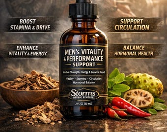 Tintura para el bienestar masculino: Mezcla herbal para vitalidad y equilibrio